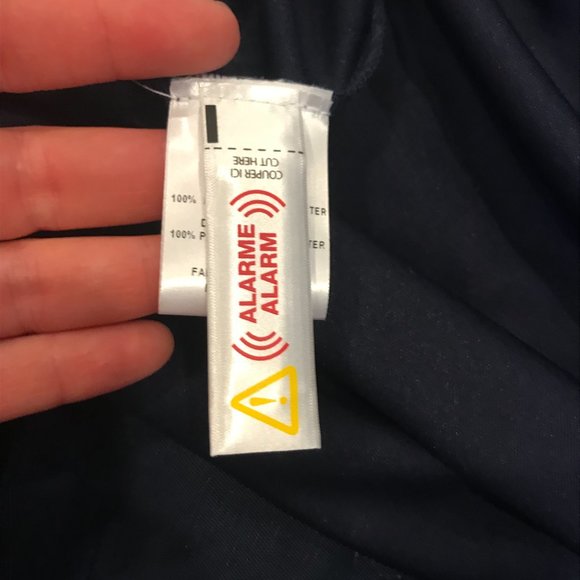 Navy & gold embroidered dress (with tag) - Picture 7 of 9